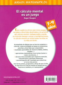 El cálculo mental es un juego C