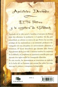 El tío Petros y la conjetura de Goldbach C