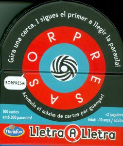 Lletra a lletra. Una carrera per desenredar paraules! DARRERA