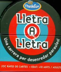 Lletra a lletra. Una carrera per desenredar paraules! DAVANT