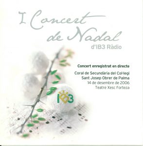 I CONCERT DE NADAL d'IB3 Ràdio (CD) portada