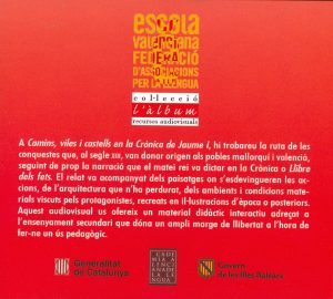 Camins, viles i castells en la crònica de Jaume I (CD) CONTRAPORTADA