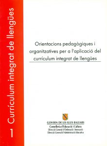 Currículum integrat de llengües 1
