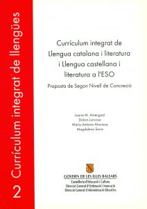 Currículum integrat de llengües 2