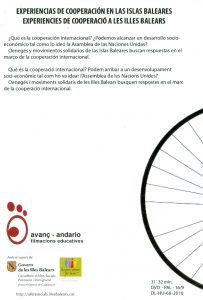 Experiències de cooperació a les Illes Balears (DVD) CONTRAPORTADA