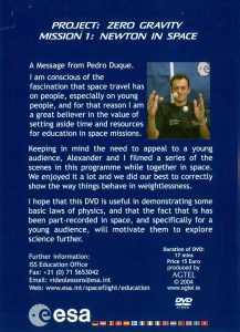ISS Education Programme (DVD) CONTRAPORTADA