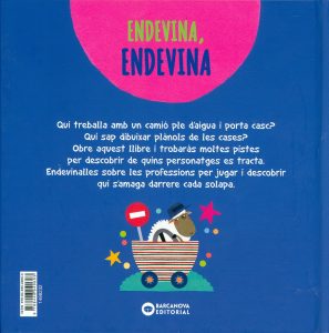 ENDEVINA, ENDEVINA LES PROFESSIONS (contraportada)