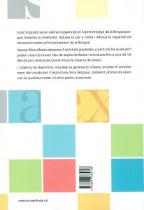 JOCS D'EXPRESSIÓ ORAL I ESCRITA (contraportada)