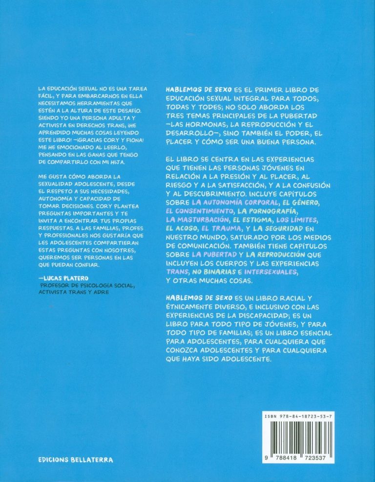 Hablemos de sexo CONTRAPORTADA