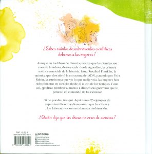 Las chicas son de ciencias CONTRAPORTADA