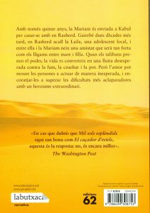 Mil sols esplèndids CONTRAPORTADA