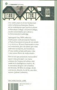 Una cambra pròpia CONTRAPORTADA