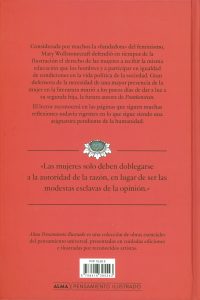 Vindicación de los derechos de la mujer CONTRAPORTADA