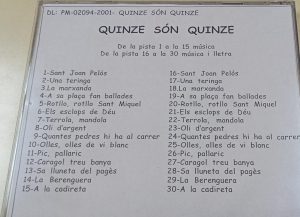 Quinze són quinze (revers)